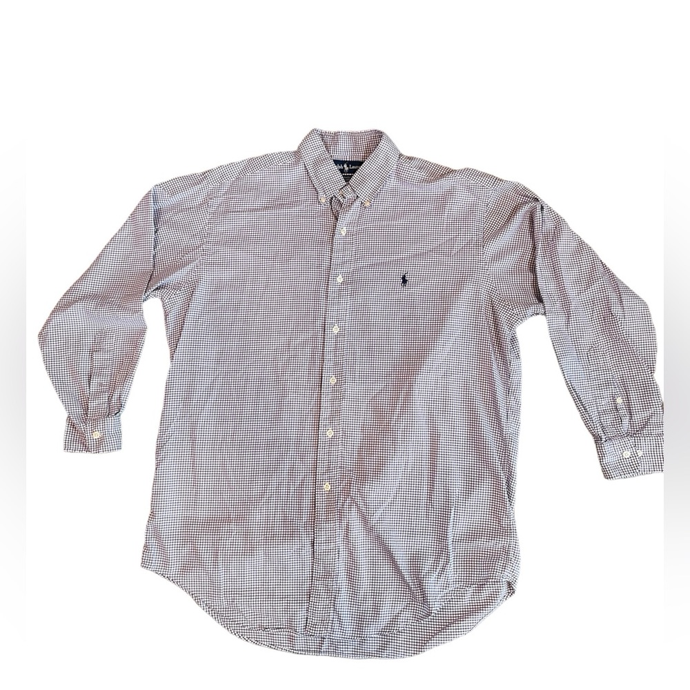 Ralph Lauren men's  button down shirt. Size 16 1/2, 32/33. Large
